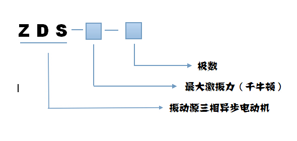 ZDS振動電機(jī)型號說明